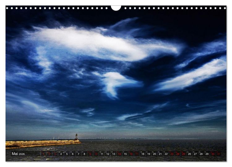 Produktbild: Bis zum Horizont. Der Himmel &uuml;ber Norddeutschland. (Wandkalender 2026 DIN A3 quer), CALVENDO Monatskalender