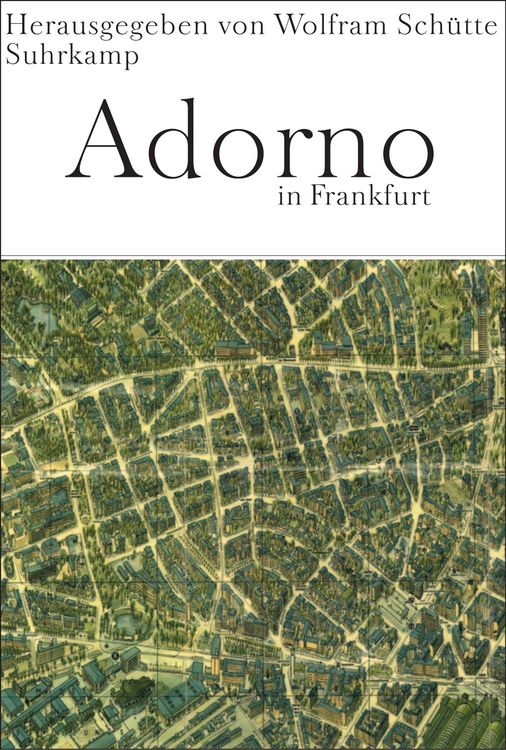 Produktbild: Adorno in Frankfurt