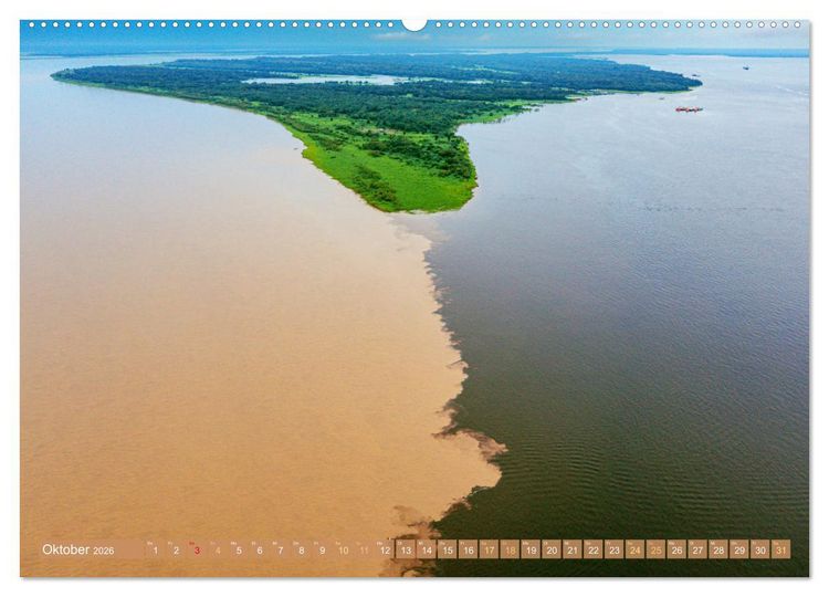 Produktbild: Der Amazonas: von den Anden zum Atlantik (Wandkalender 2026 DIN A2 quer), CALVENDO Monatskalender