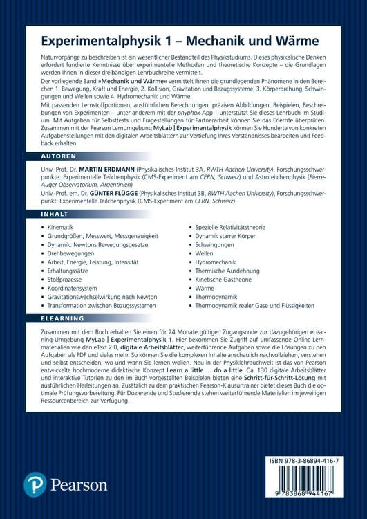 Produktbild: Experimentalphysik 1