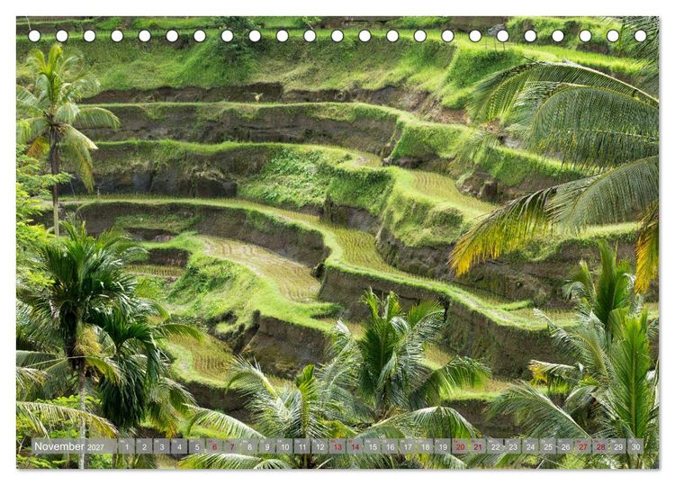 Produktbild: Bali - Momente einer Reise (Tischkalender 2027 DIN A5 quer), CALVENDO Monatskalender