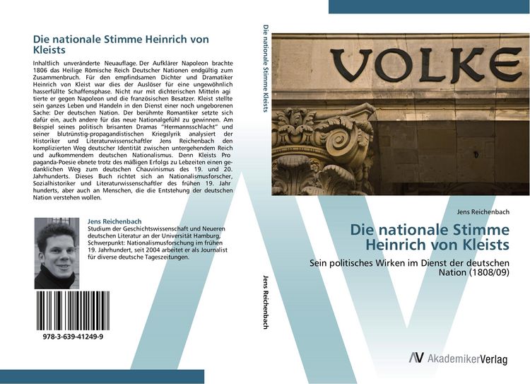 Produktbild: Die nationale Stimme Heinrich von Kleists