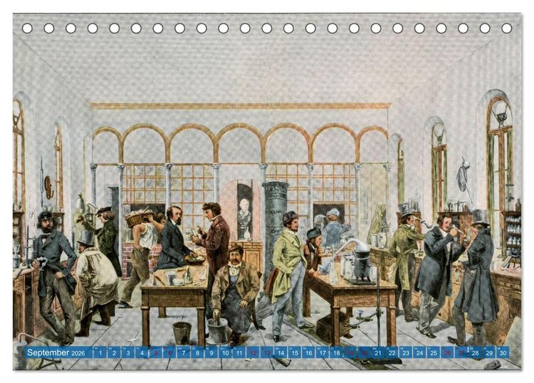 Produktbild: In Transformation: Liebig-Museum und -Laboratorium in Gie&szlig;en (Tischkalender 2026 DIN A5 quer), CALVENDO Monatskalender