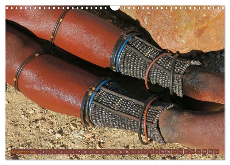 Produktbild: Himba - Der Schmuck der sch&ouml;nen Frauen (Wandkalender 2026 DIN A3 quer), CALVENDO Monatskalender