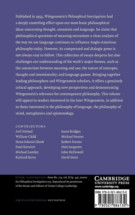 Produktbild: Wittgenstein's 'Philosophical Investigations'