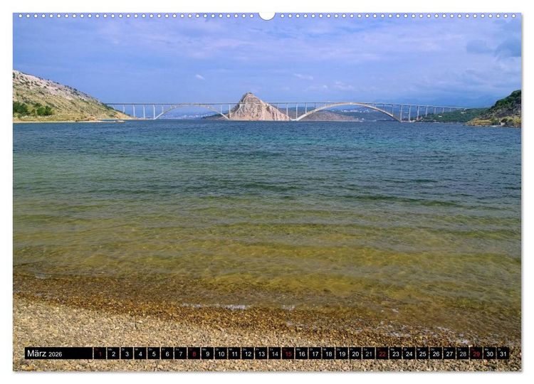 Produktbild: Kvarner Golf - Kroatien (hochwertiger Premium Wandkalender 2026 DIN A2 quer), Kunstdruck in Hochglanz