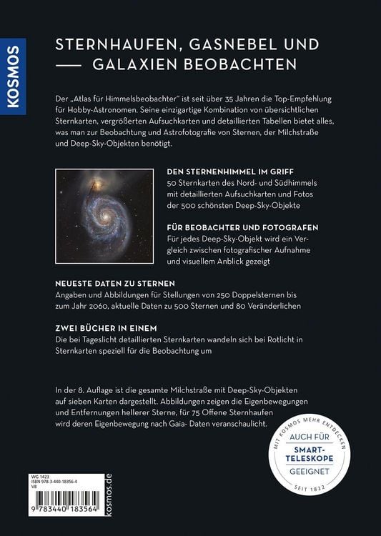 Produktbild: Atlas f&uuml;r Himmelsbeobachter
