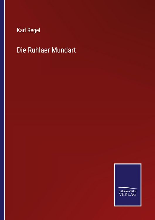 Produktbild: Die Ruhlaer Mundart