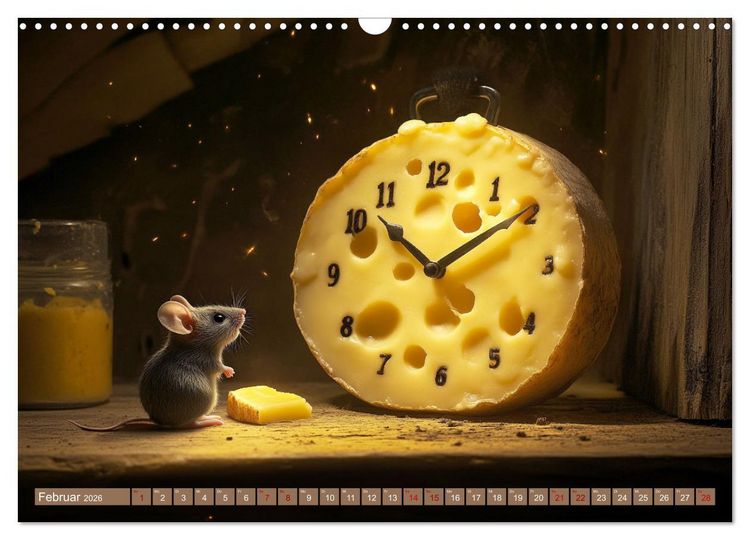 Produktbild: M&auml;use w&uuml;rden K&auml;se kaufen (Wandkalender 2026 DIN A3 quer), CALVENDO Monatskalender