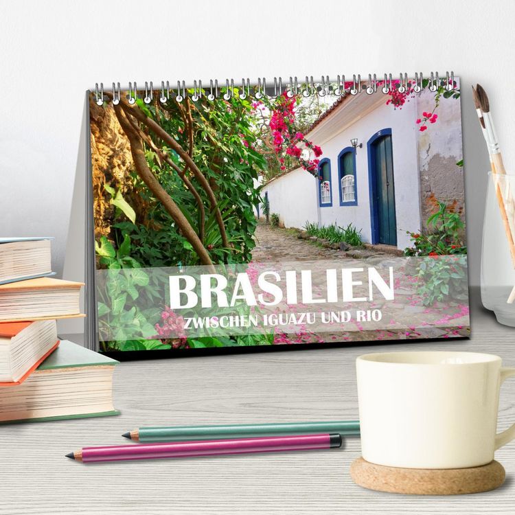 Produktbild: Brasilien - Zwischen Iguazu und Rio (Tischkalender 2026 DIN A5 quer), CALVENDO Monatskalender
