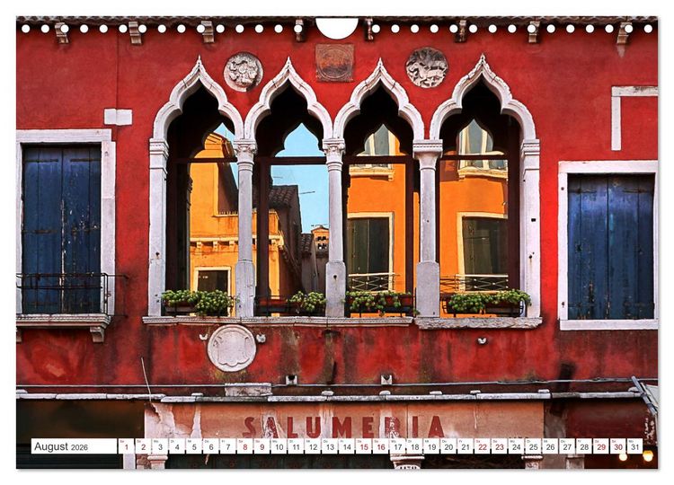 Produktbild: Venedig - pittoreske Sch&ouml;nheit (Wandkalender 2026 DIN A4 quer), CALVENDO Monatskalender
