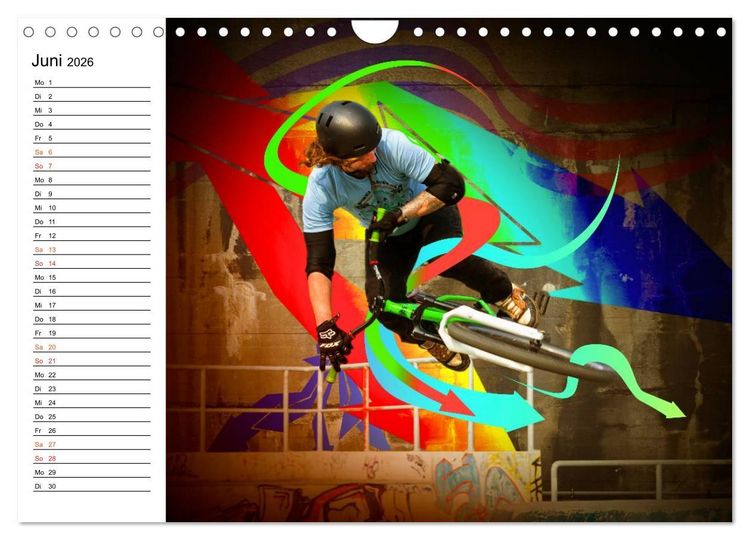 Produktbild: BMX My Life (Wandkalender 2026 DIN A4 quer), CALVENDO Monatskalender