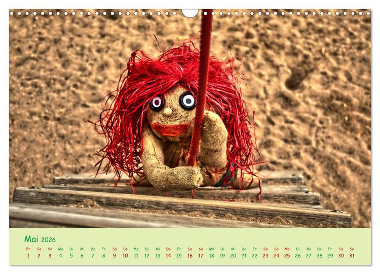 Produktbild: Mein Name ist Jute, wir sind auf dem Spielplatz (Wandkalender 2026 DIN A3 quer), CALVENDO Monatskalender