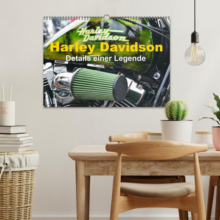 Produktbild: Harley Davidson - Details einer Legende (Wandkalender 2026 DIN A3 quer), CALVENDO Monatskalender