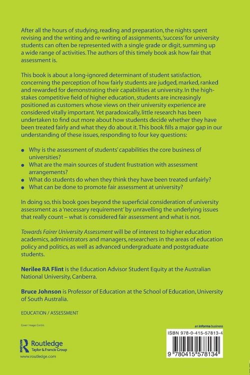 Produktbild: Towards Fairer University Assessment