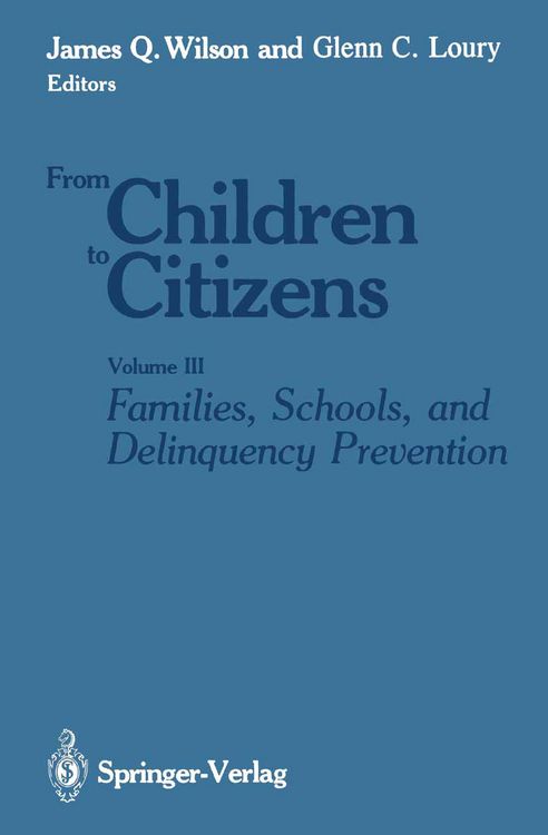 Produktbild: Families, Schools, and Delinquency Prevention