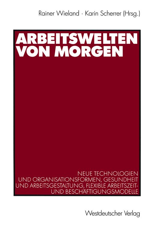 Produktbild: Arbeitswelten von morgen