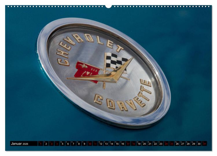 Produktbild: Corvette C1 - Das Original (hochwertiger Premium Wandkalender 2026 DIN A2 quer), Kunstdruck in Hochglanz