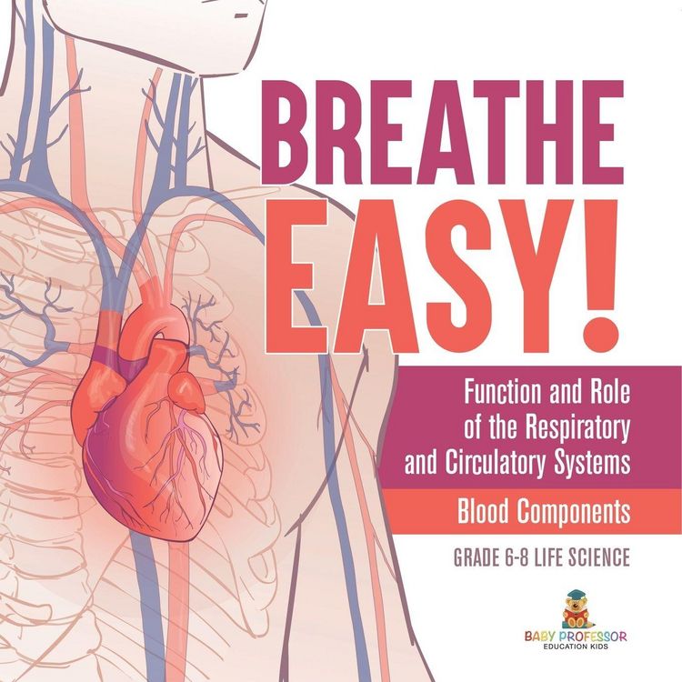 Produktbild: Breathe Easy! Function and Role of the Respiratory and Circulatory Systems | Blood Components | Grade 6-8 Life Science