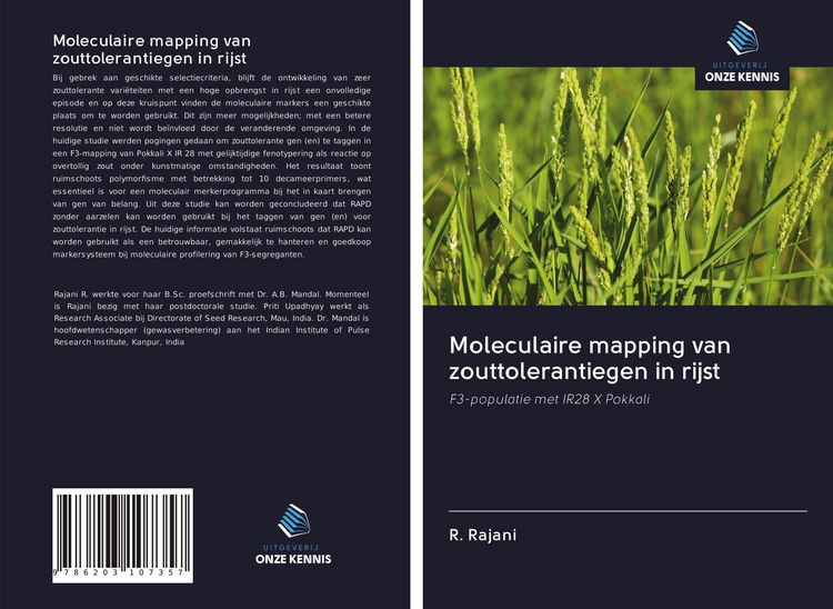 Produktbild: Moleculaire mapping van zouttolerantiegen in rijst