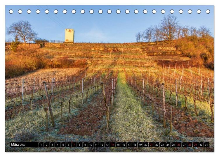 Produktbild: Weinlagen in Franken (Tischkalender 2027 DIN A5 quer), CALVENDO Monatskalender