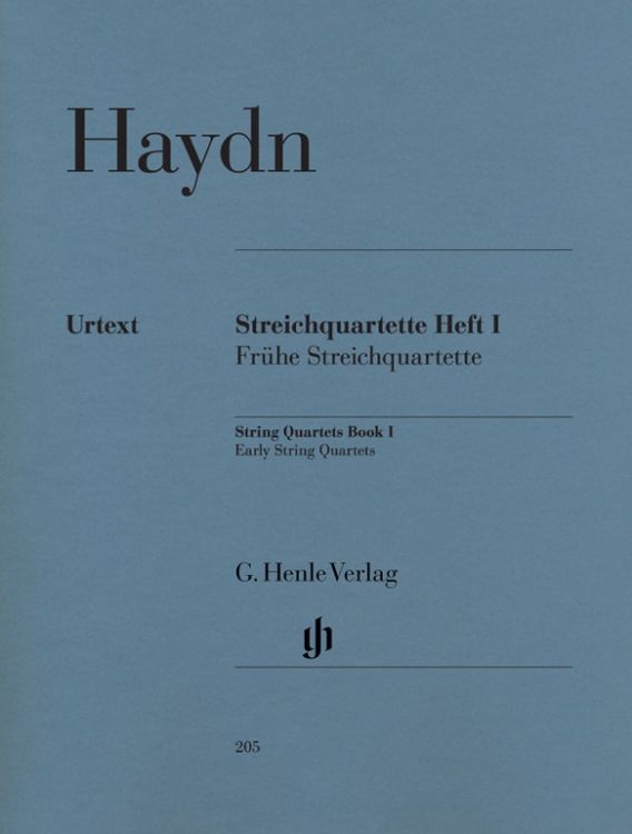 Produktbild: Joseph Haydn - Streichquartette Heft I (Frühe Streichquartette)