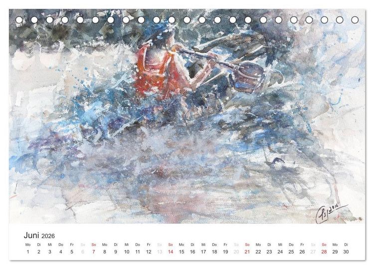 Produktbild: Die Atmosph&auml;re des Impressionismus (Tischkalender 2026 DIN A5 quer), CALVENDO Monatskalender