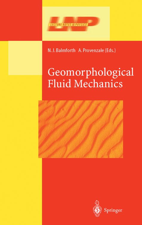 Produktbild: Geomorphological Fluid Mechanics