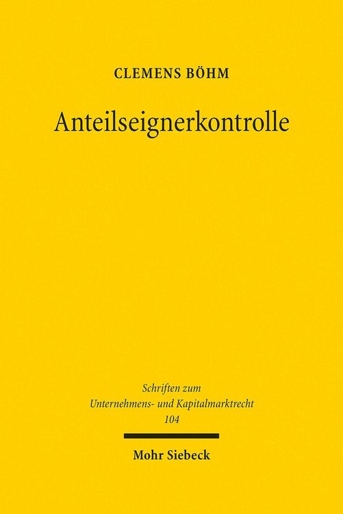 Produktbild: Anteilseignerkontrolle