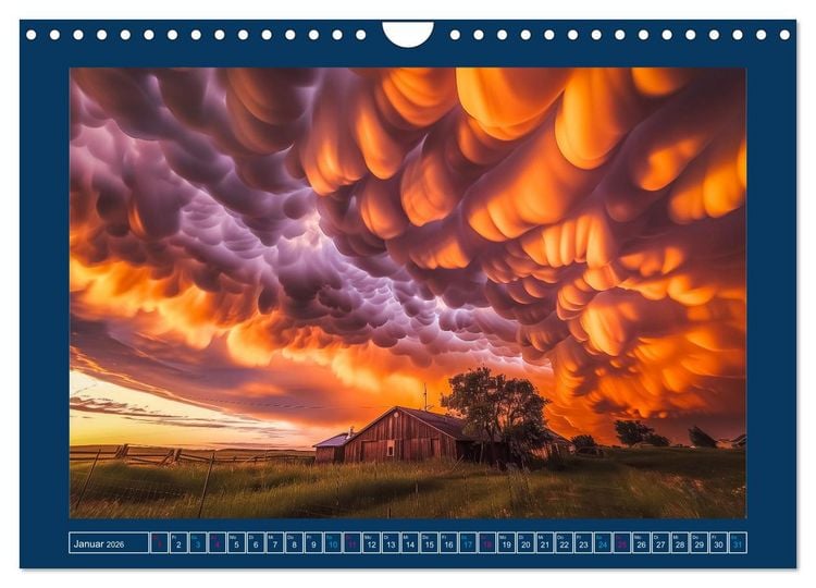 Produktbild: Im Bann der Naturgewalten (Wandkalender 2026 DIN A4 quer), CALVENDO Monatskalender