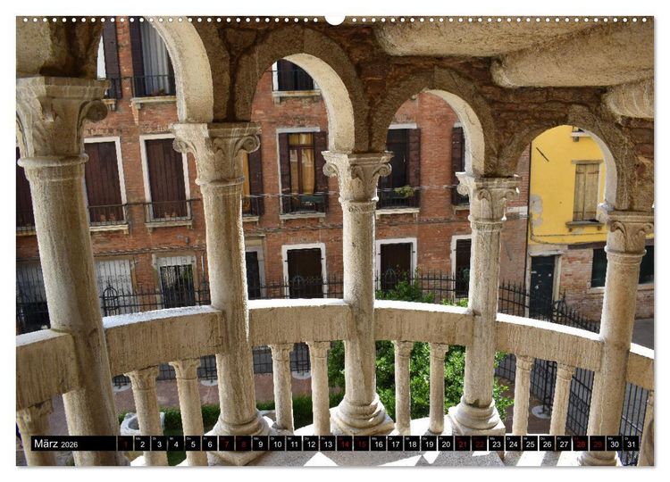 Produktbild: Venedig Impressionen (hochwertiger Premium Wandkalender 2026 DIN A2 quer), Kunstdruck in Hochglanz