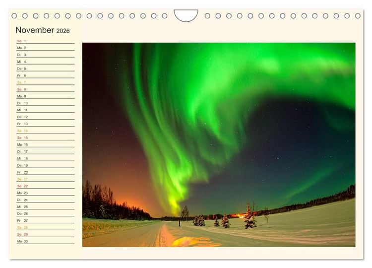 Produktbild: Gewaltige Natur - bedrohlich und sch&ouml;n (Wandkalender 2026 DIN A4 quer), CALVENDO Monatskalender
