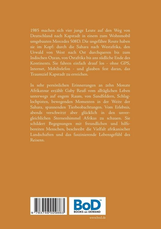 Produktbild: Zehn Monate durch Afrika