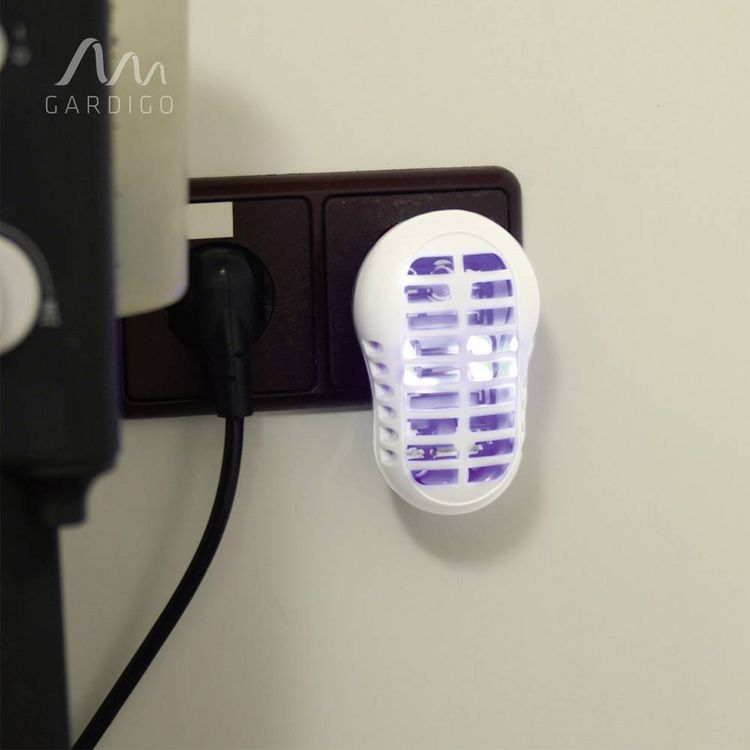Produktbild: Gardigo UV-LED-Fruitvliegval 25143 UV-Insektenf&auml;nger UV-Licht, Stromgitter 1 W (B x H x T) 60 x 95 x 85 mm Wei&szlig; 1 St.