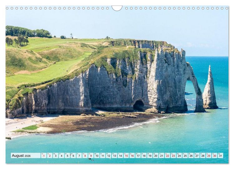 Produktbild: Normandie &ndash; Wo Natur auf Kultur trifft (Wandkalender 2026 DIN A3 quer), CALVENDO Monatskalender