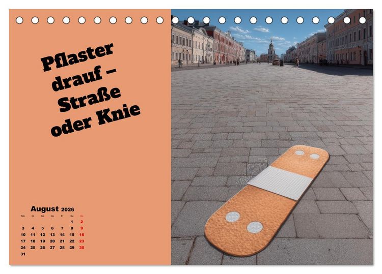Produktbild: Pferdeschwanz - Das lustige, zweideutige Geschenk als Kalender (Tischkalender 2026 DIN A5 quer), CALVENDO Monatskalender