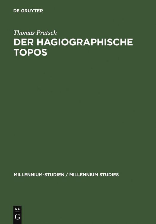 Produktbild: Der hagiographische Topos