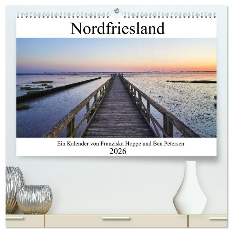 Produktbild: Nordfriesland (hochwertiger Premium Wandkalender 2026 DIN A2 quer), Kunstdruck in Hochglanz