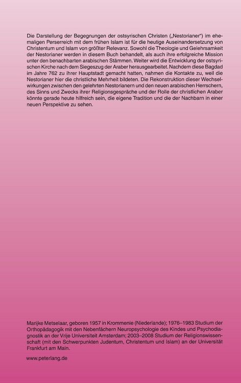 Produktbild: Die Nestorianer und der fr&uuml;he Islam