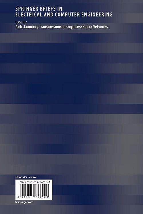 Produktbild: Anti-Jamming Transmissions in Cognitive Radio Networks