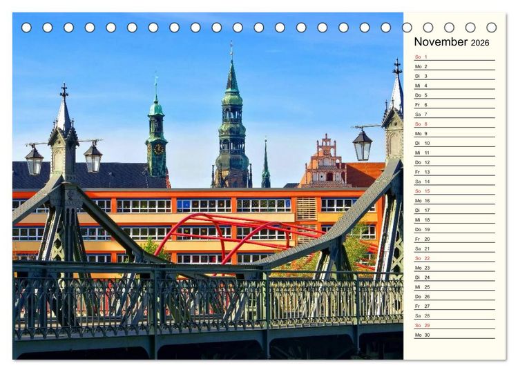 Produktbild: Zwickau - Stadt an der Mulde (Tischkalender 2026 DIN A5 quer), CALVENDO Monatskalender