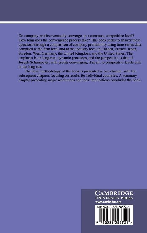Produktbild: The Dynamics of Company Profits