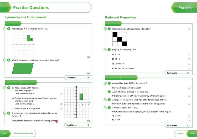 Produktbild: Ks3 Maths Foundation Level All-In-One Complete Revision and Practice