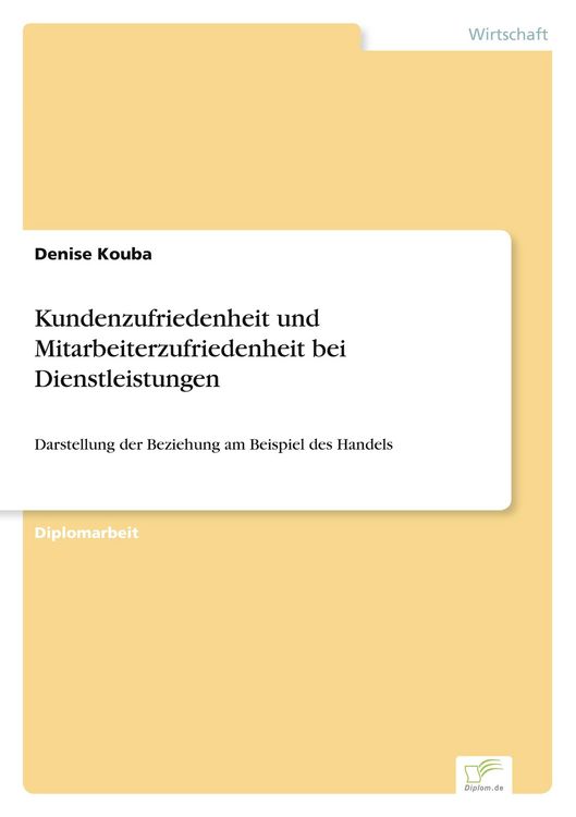Produktbild: Kundenzufriedenheit und Mitarbeiterzufriedenheit bei Dienstleistungen
