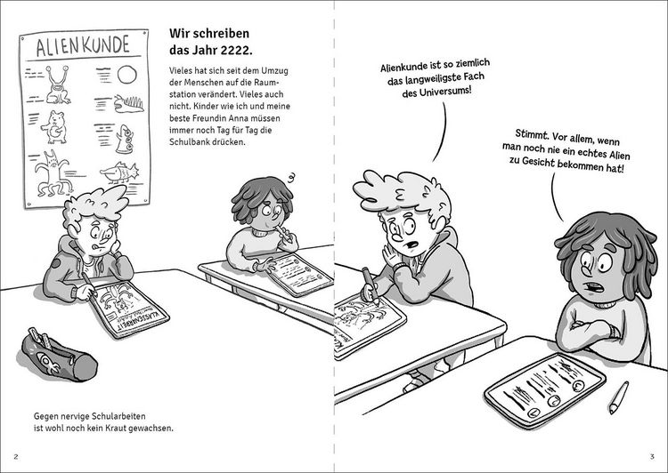 Produktbild: Die Weltraumschule (Band 1) - Erste Stunde: Alienkunde
