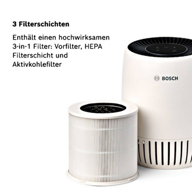 Produktbild: Bosch Home Comfort 7733703696 Air 1000 Luftreiniger 23m&sup2; Wei&szlig;