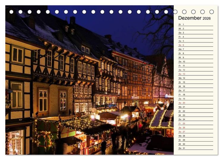 Produktbild: Der Harz - Sagenumwoben und Wildromantisch (Tischkalender 2026 DIN A5 quer), CALVENDO Monatskalender