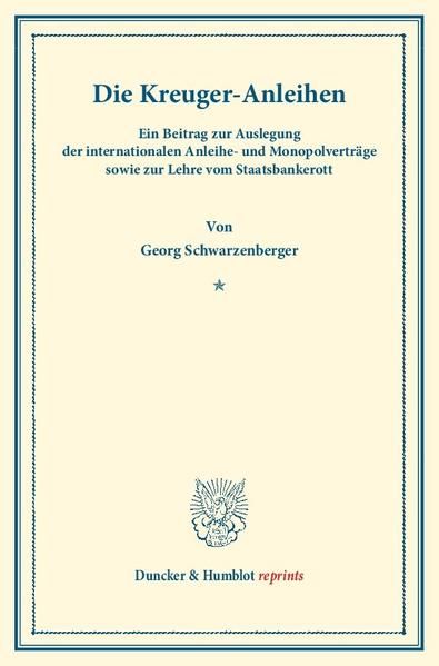 Produktbild: Die Kreuger-Anleihen.