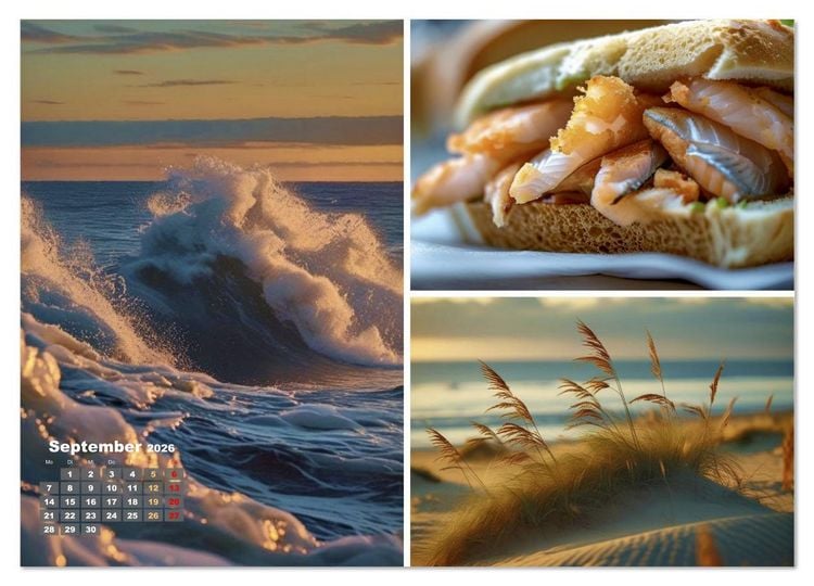 Produktbild: Sehnsucht Ostsee Urlaub (Wandkalender 2026 DIN A4 quer), CALVENDO Monatskalender