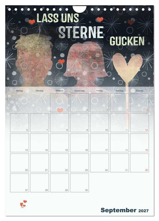 Produktbild: Liebe macht gl&uuml;cklich (Wandkalender 2027 DIN A4 hoch), CALVENDO Monatskalender